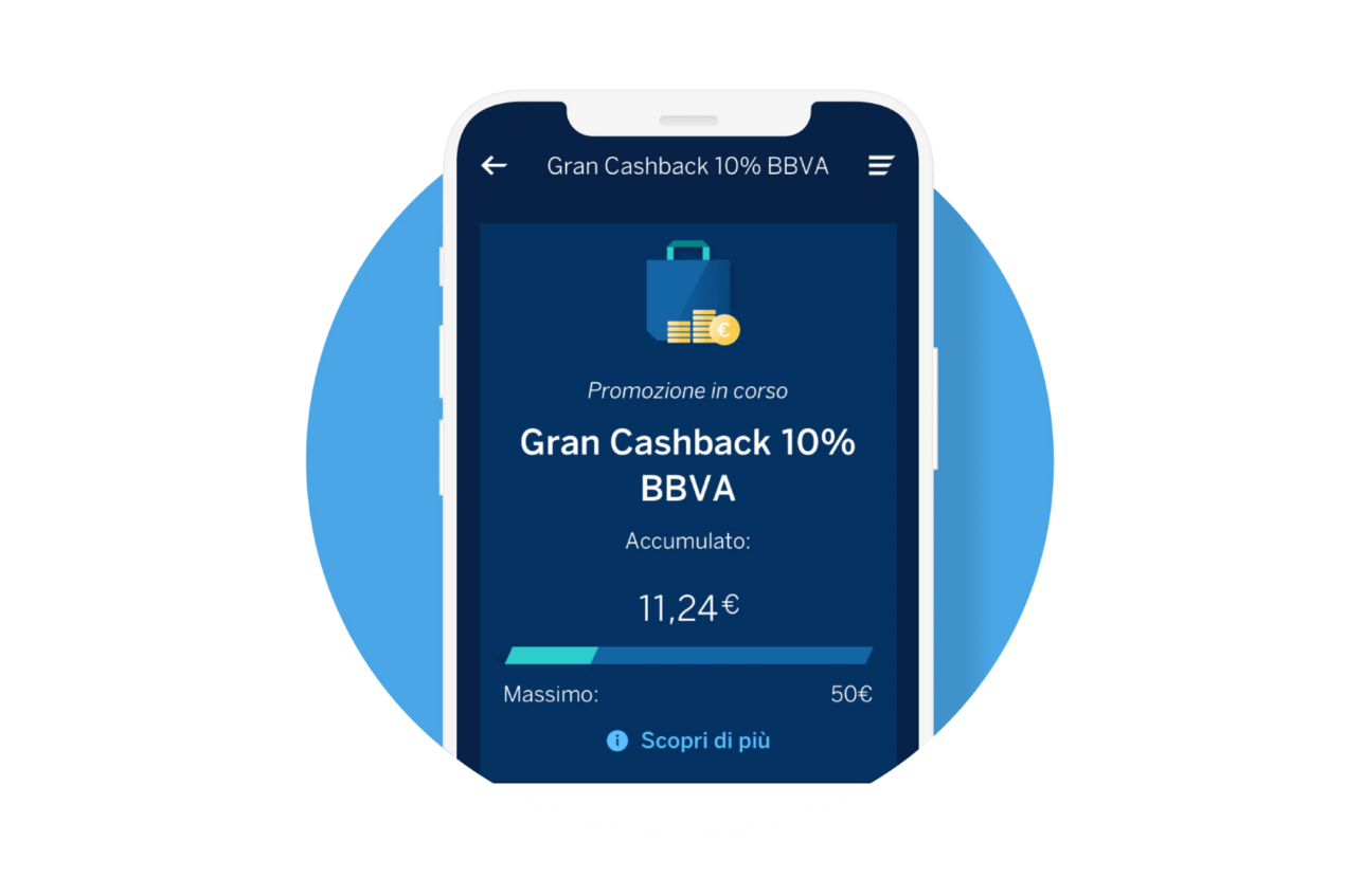 Conto gratis, carta gratis e cashback fino al 10% con BBVA