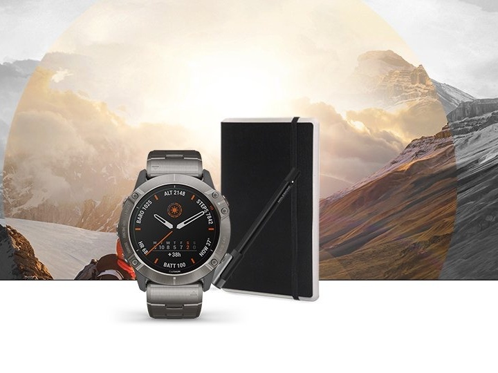 Gli smartwatch Garmin Solar regalano il Moleskine Writing Set