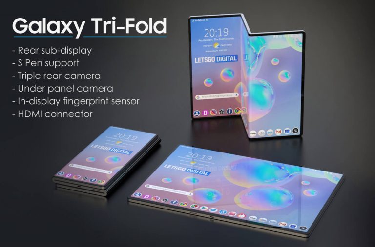 Samsung Galaxy Tri-Fold render 1