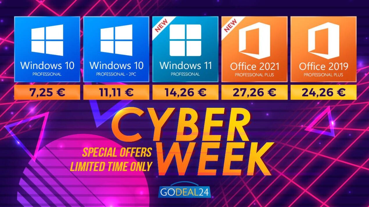 La Cyber Week di GoDeal24 porta i prezzi più bassi di sempre per queste applicazioni