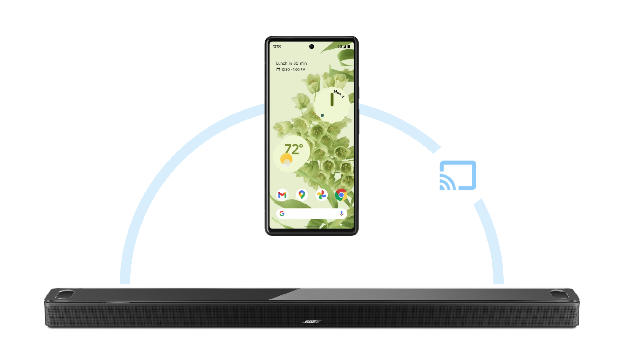 chromecast e bose