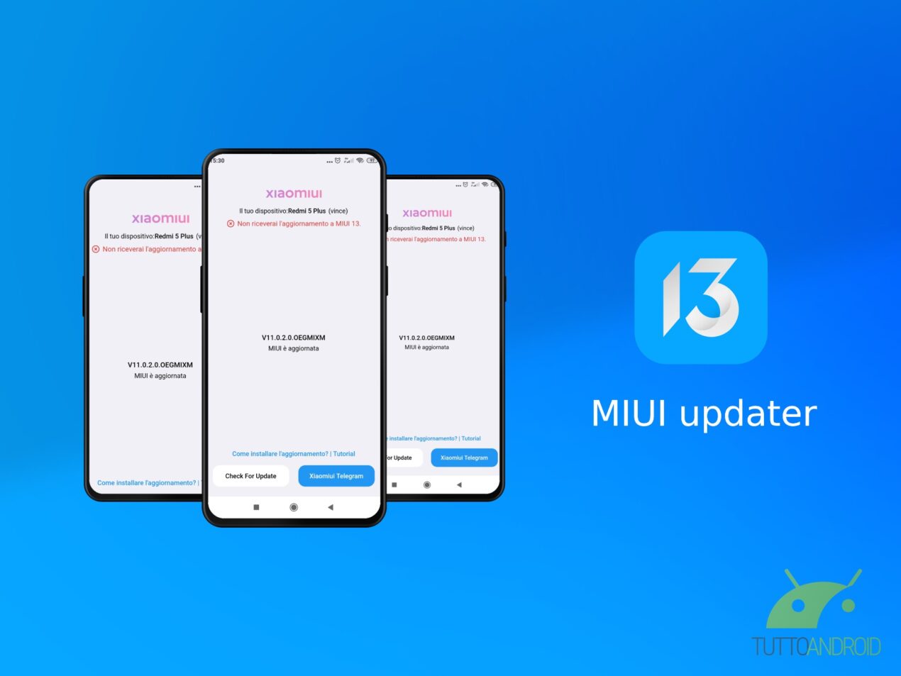 L'app MIUI Updater permette di ottenere subito gli aggiornamenti Xiaomi