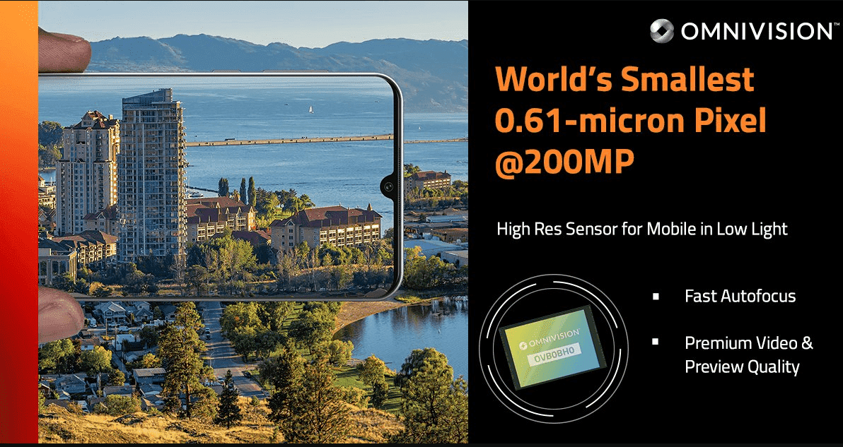 OmniVision OVBoB 200 megapixel