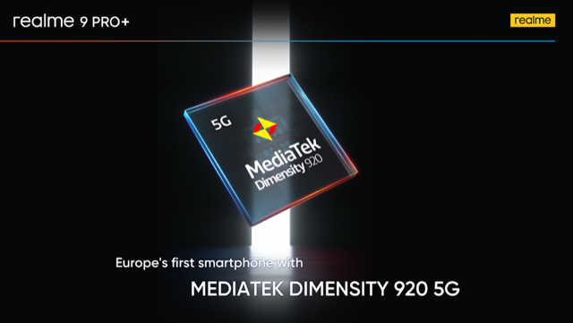 mediatek dimensity 920 5g realme 9 pro +
