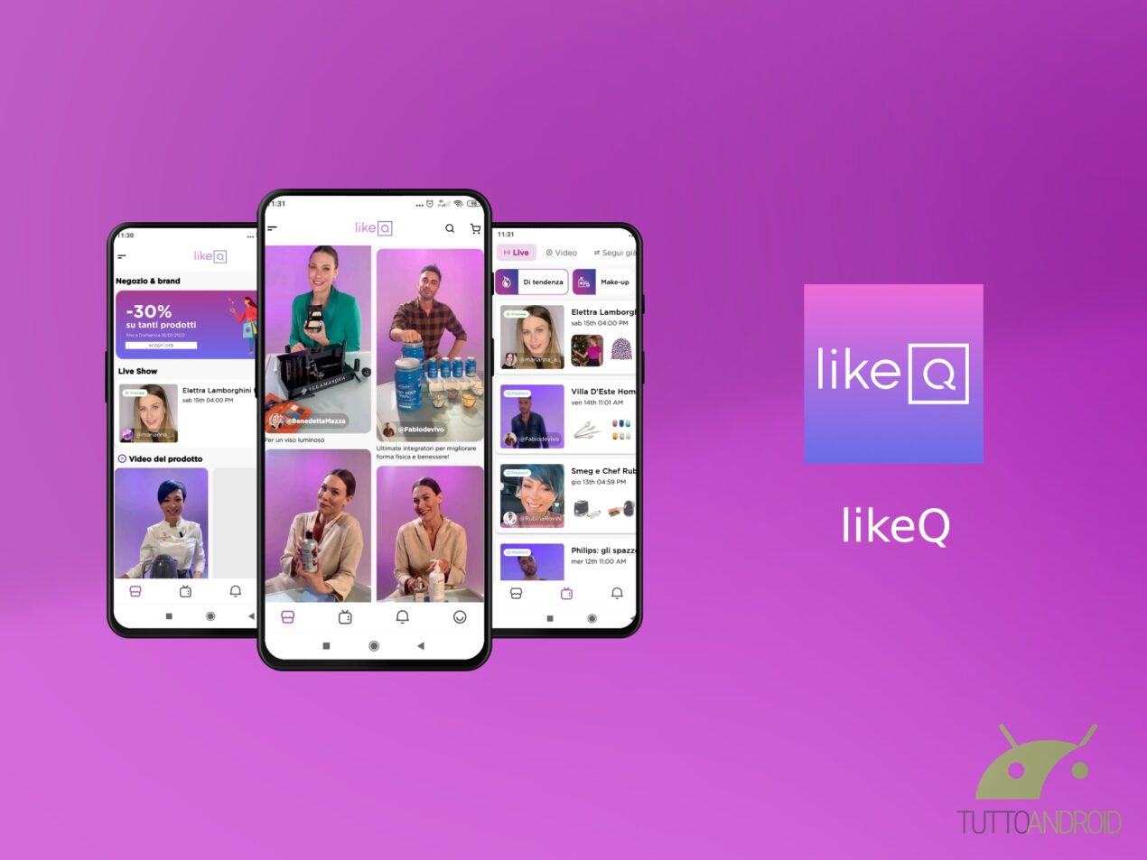 L'app likeQ fonde lo shopping con l'intrattenimento
