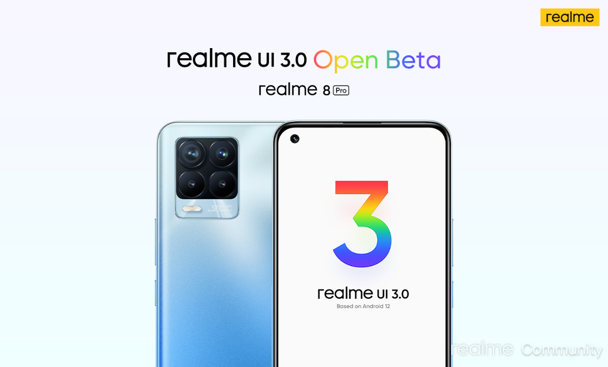 Realme UI 3.0 Open Beta realme 8 pro