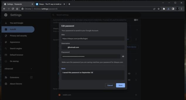 chrome-canary-edit-password