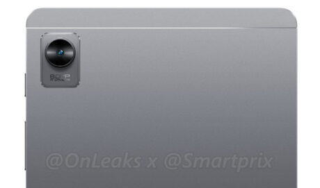 Il render della parte posteriore del prossimo Realme Pad Mini
