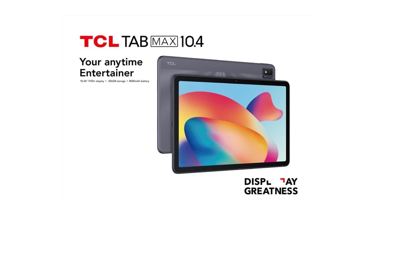 TCL presenta il nuovo tablet TABMAX 10.4: ecco specifiche tecniche e prezzo