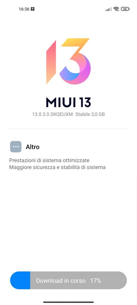 Xiaomi Mi 11 Lite 4G riceve la MIUI 13