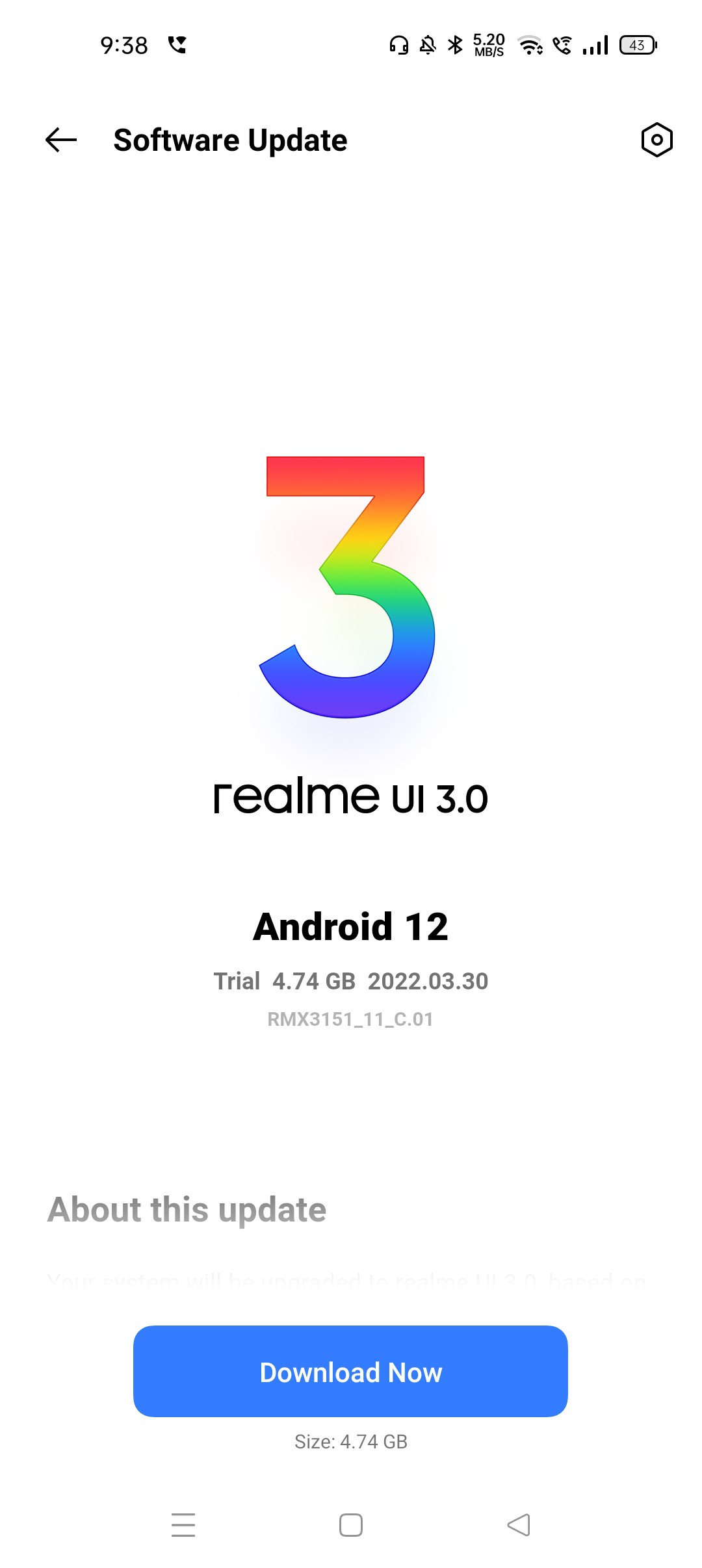 realme 8i realme ui 3.0 android 12 early access