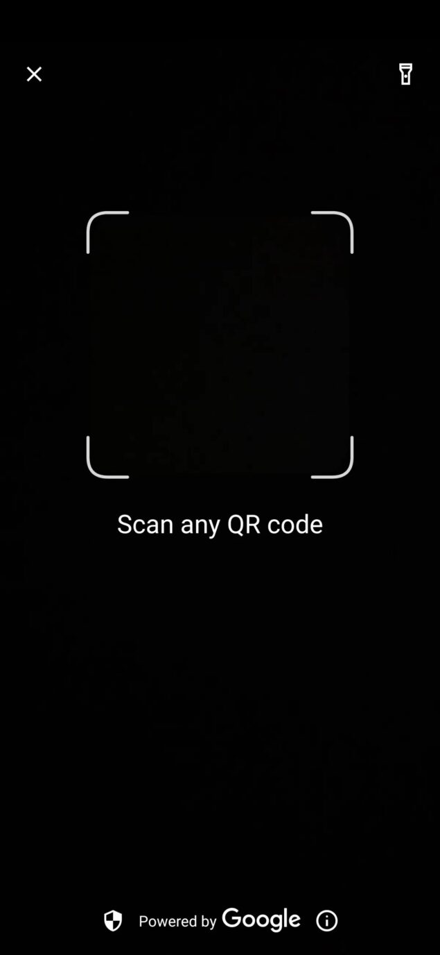 Android 13: il lettore di codici QR