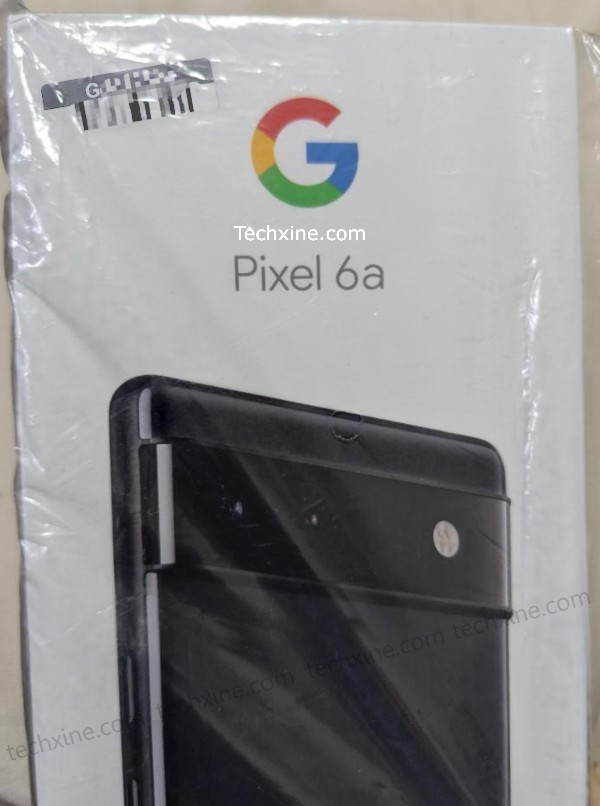 La presunta confezione di vendita di Google Pixel 6a