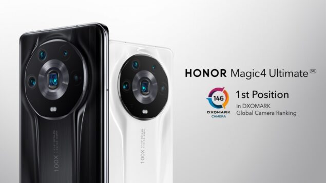 Punteggio DXOMark di Honor Magic4 Ultimate