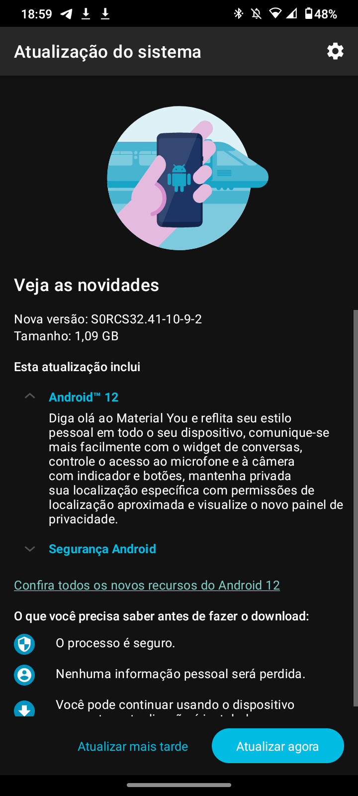 Motorola Moto G30 Android 12