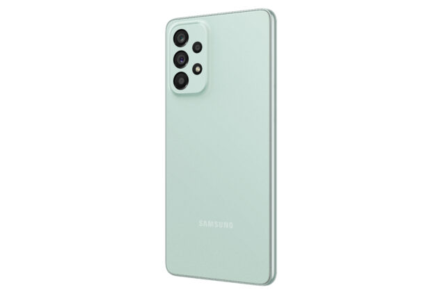 Samsung Galaxy A73 5G Mint - retro