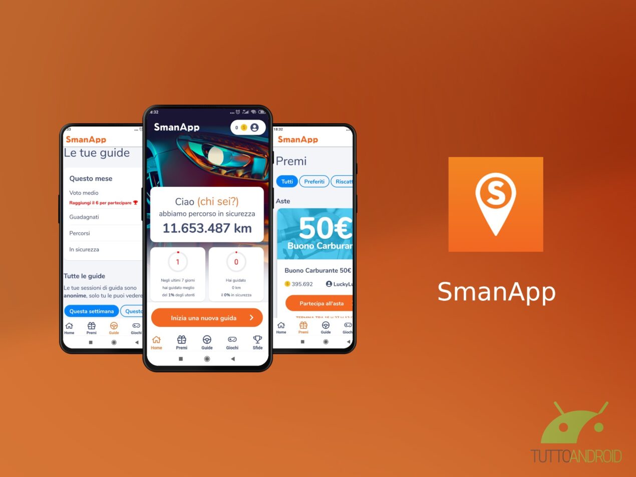 SmanApp premia la guida virtuosa con buoni carburante e sconti Amazon