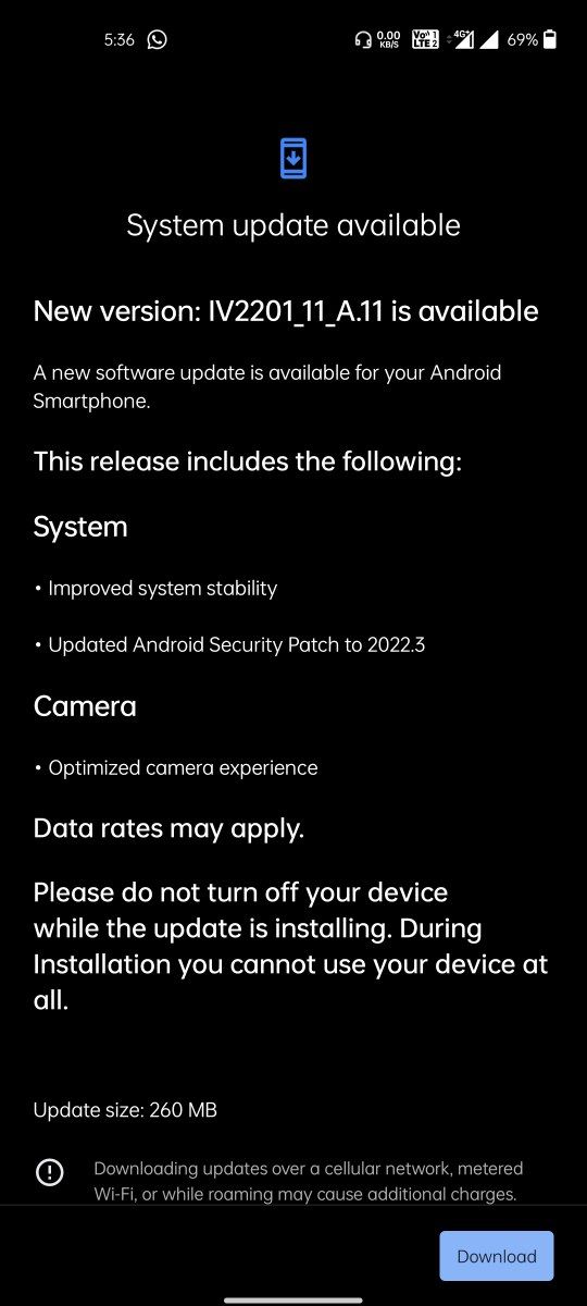 oneplus nord ce 2 patch marzo 2022