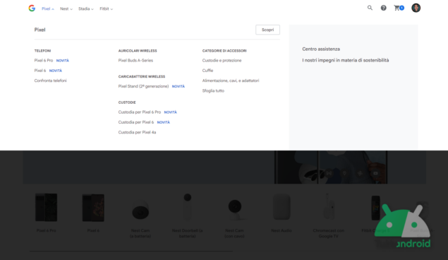 Il vecchio Google Store