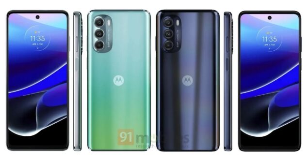 Le due colorazioni del Motorola Moto G Stylus 5G (2022)