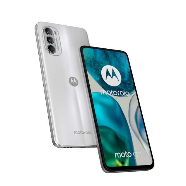 Motorola Moto G52 in colorazione Porcelain White