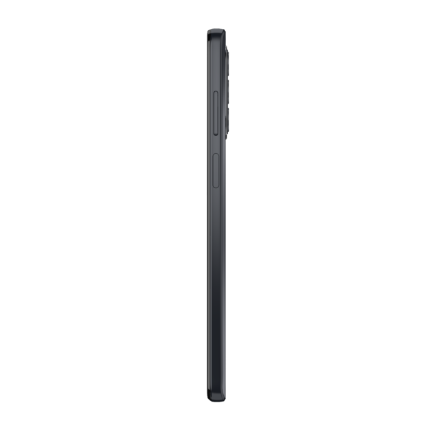 Motorola Moto G52 in colorazione Characoal Grey laterale