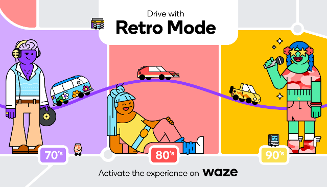 Rétro Mode Waze 1