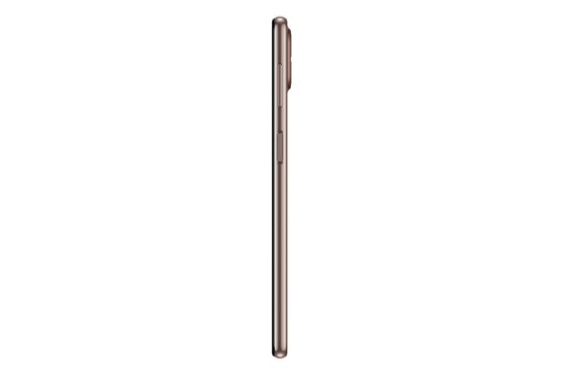 Samsung Galaxy M53 5G in colorazione marrone