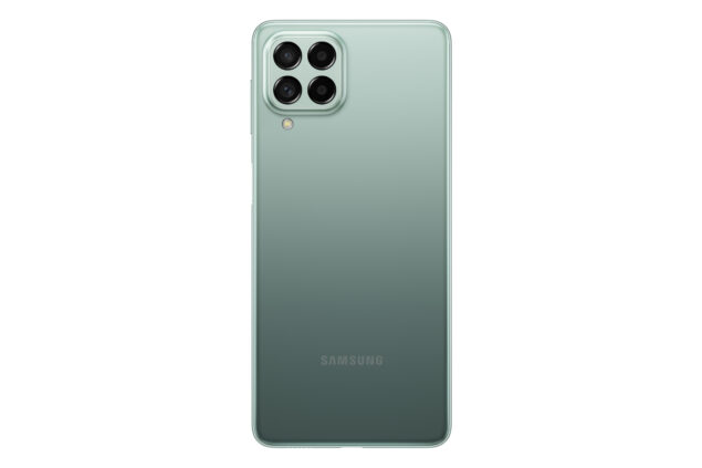 Samsung Galaxy M53 5G in colorazione verde