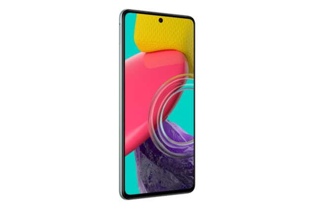 Samsung Galaxy M53 5G in colorazione verde