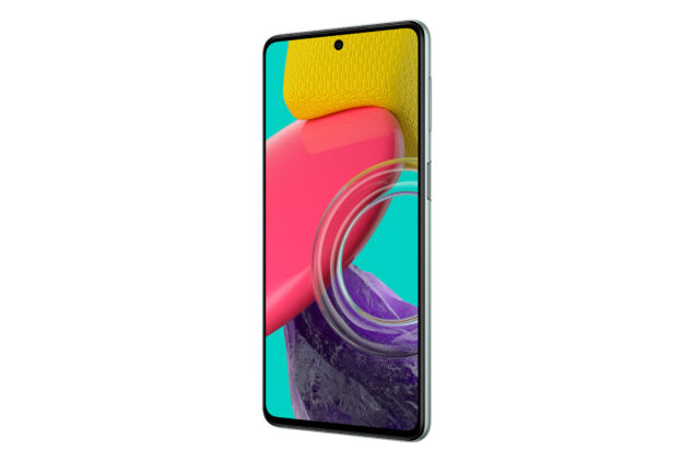 Samsung Galaxy M53 5G in colorazione verde