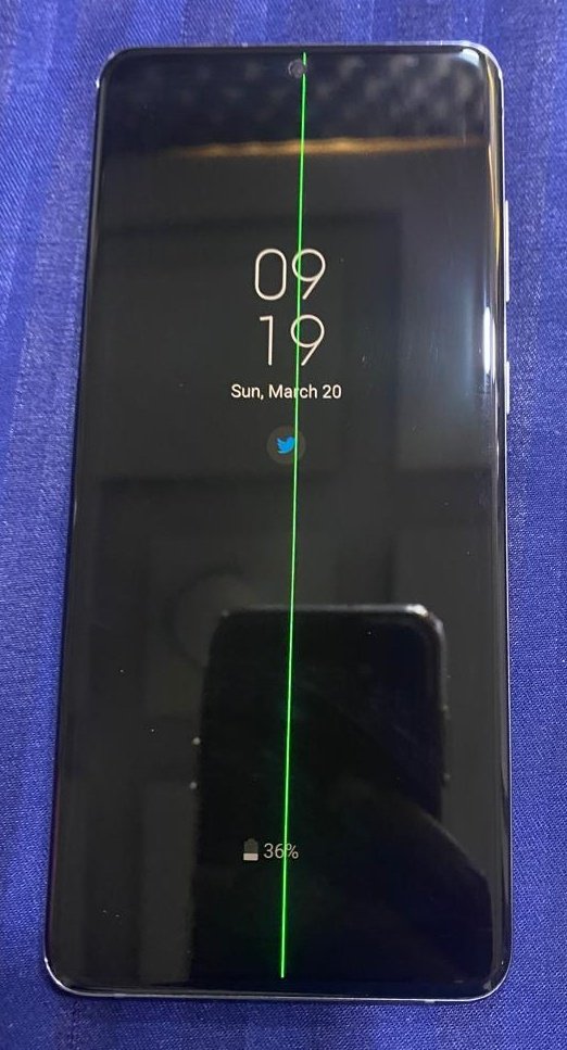 Samsung Galaxy S20 linea verde