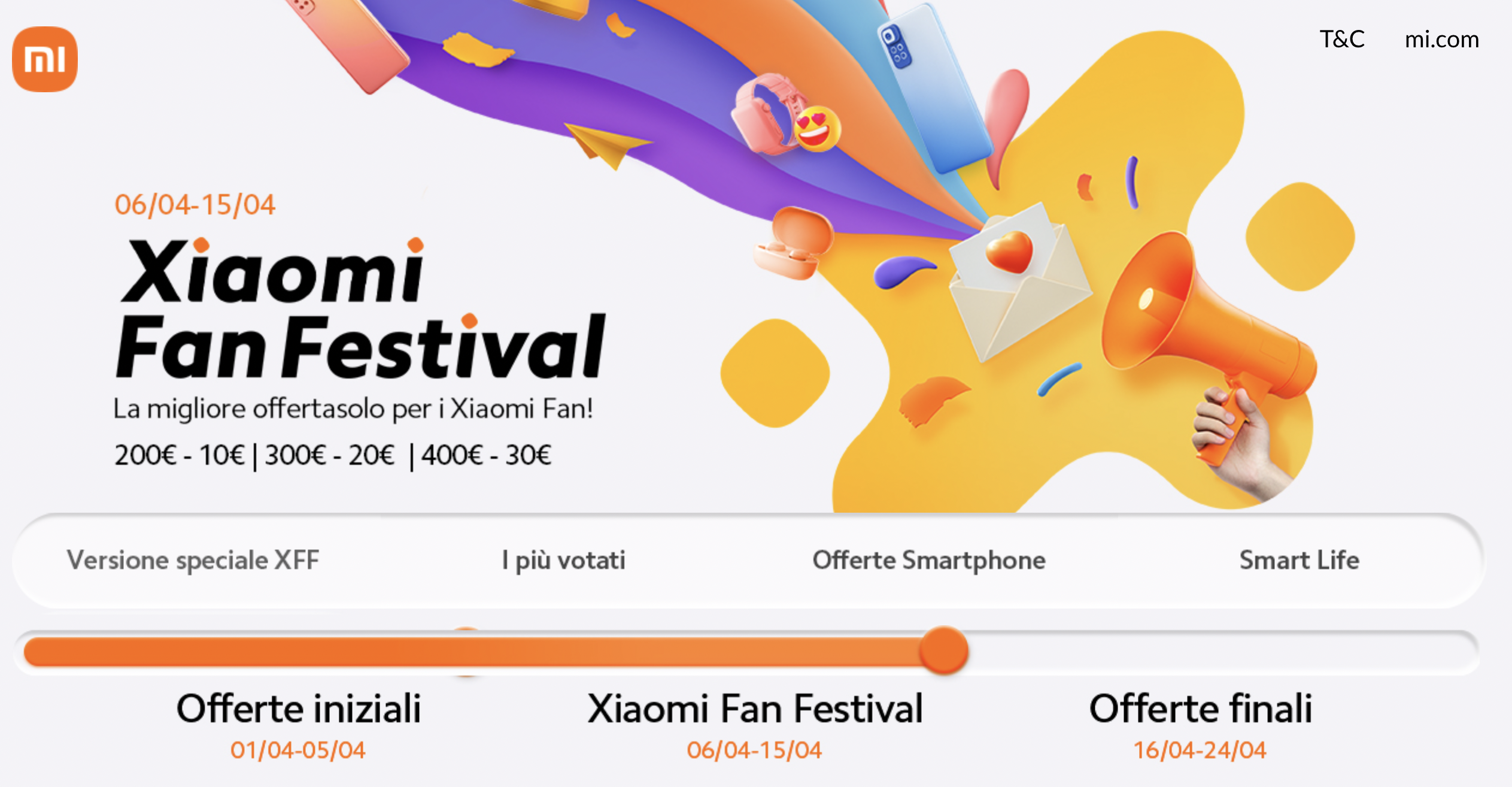 Offerte Xiaomi Fan Festival