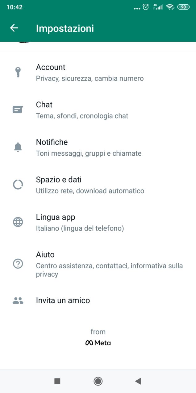 WhatsApp beta