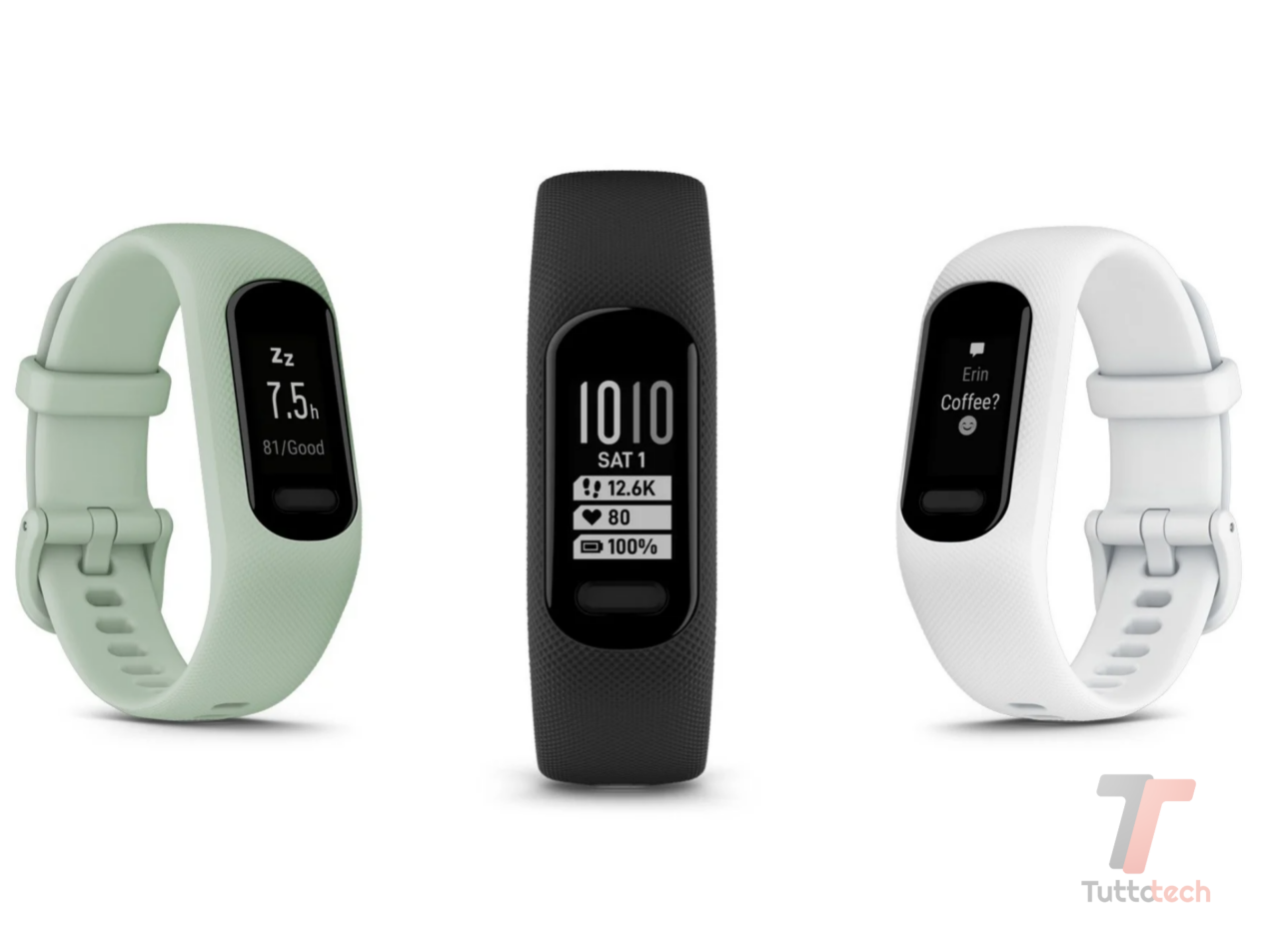 Garmin Vivosmart 5 esce allo scoperto con un ampio schermo OLED e tante immagini