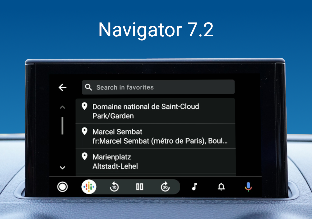 MapFactor Navigator: tante novità con la versione 7.2, anche su Android Auto
