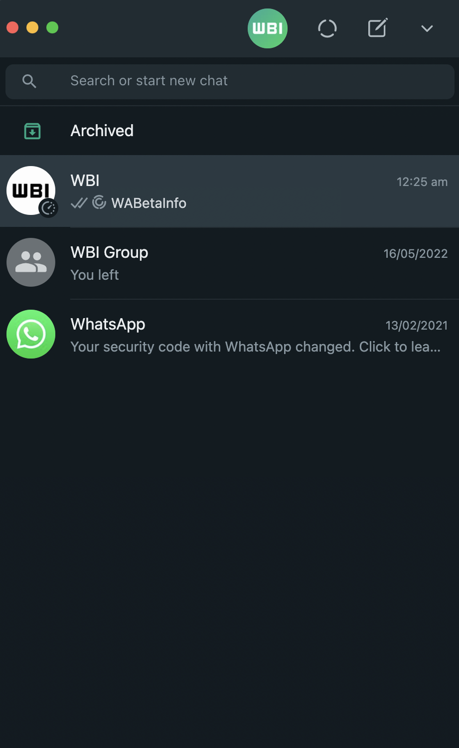 WhatsApp indicatore risposta aggiornamenti di stato