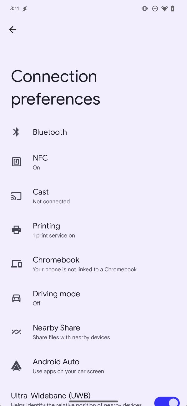 Android 13 Beta 3 Impostazioni di Fast Pair