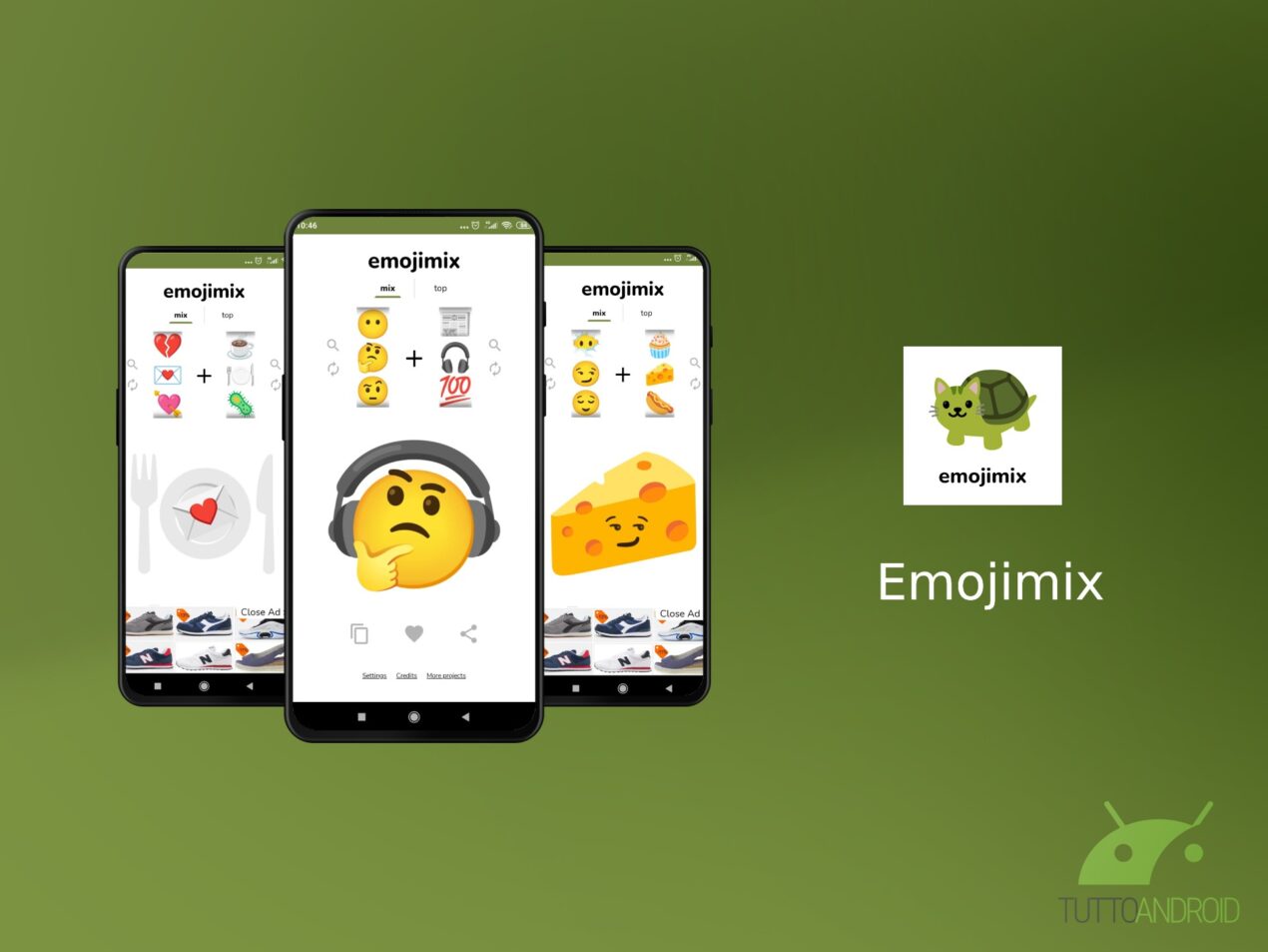 L'app emojimix permette di creare emoji spassose combinandone due in una