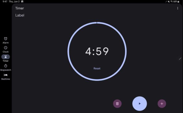 Google Orologio nuova UI