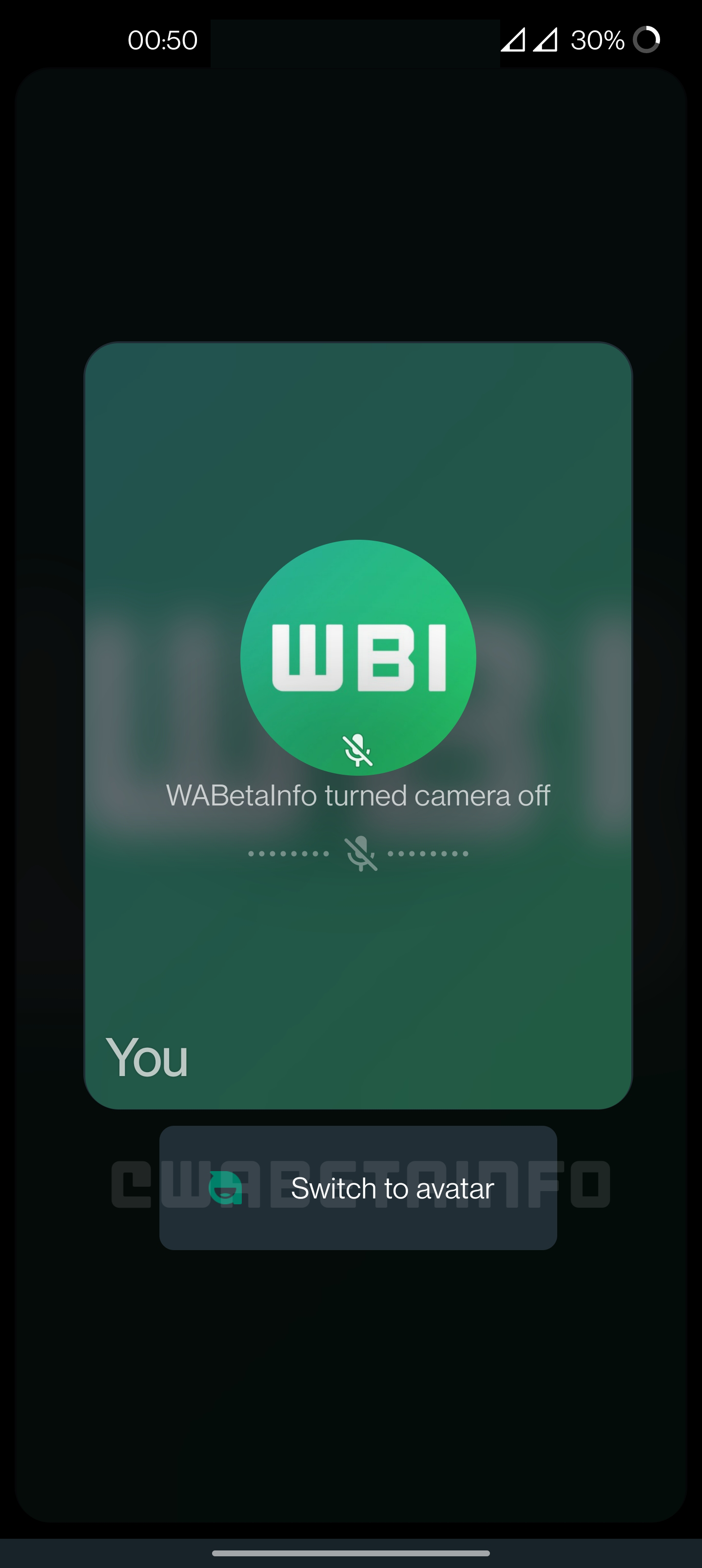 whatsapp beta avatar videochiamate