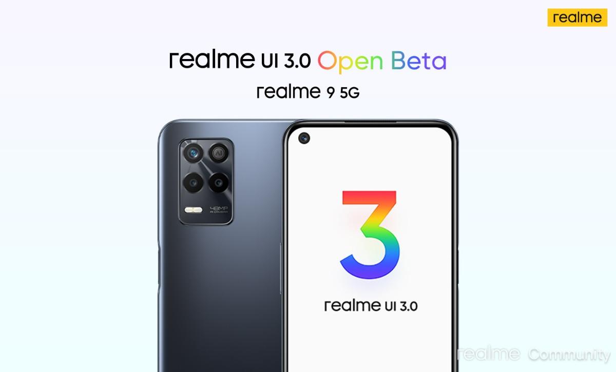 realme 9 5g android 12 realme ui 3 open beta aggiornamento