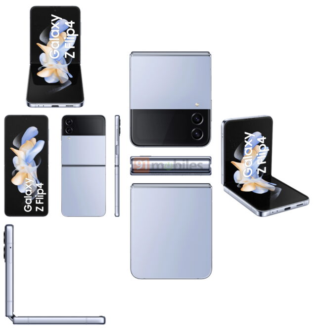 Samsung Galaxy Z Flip4 Light Blue