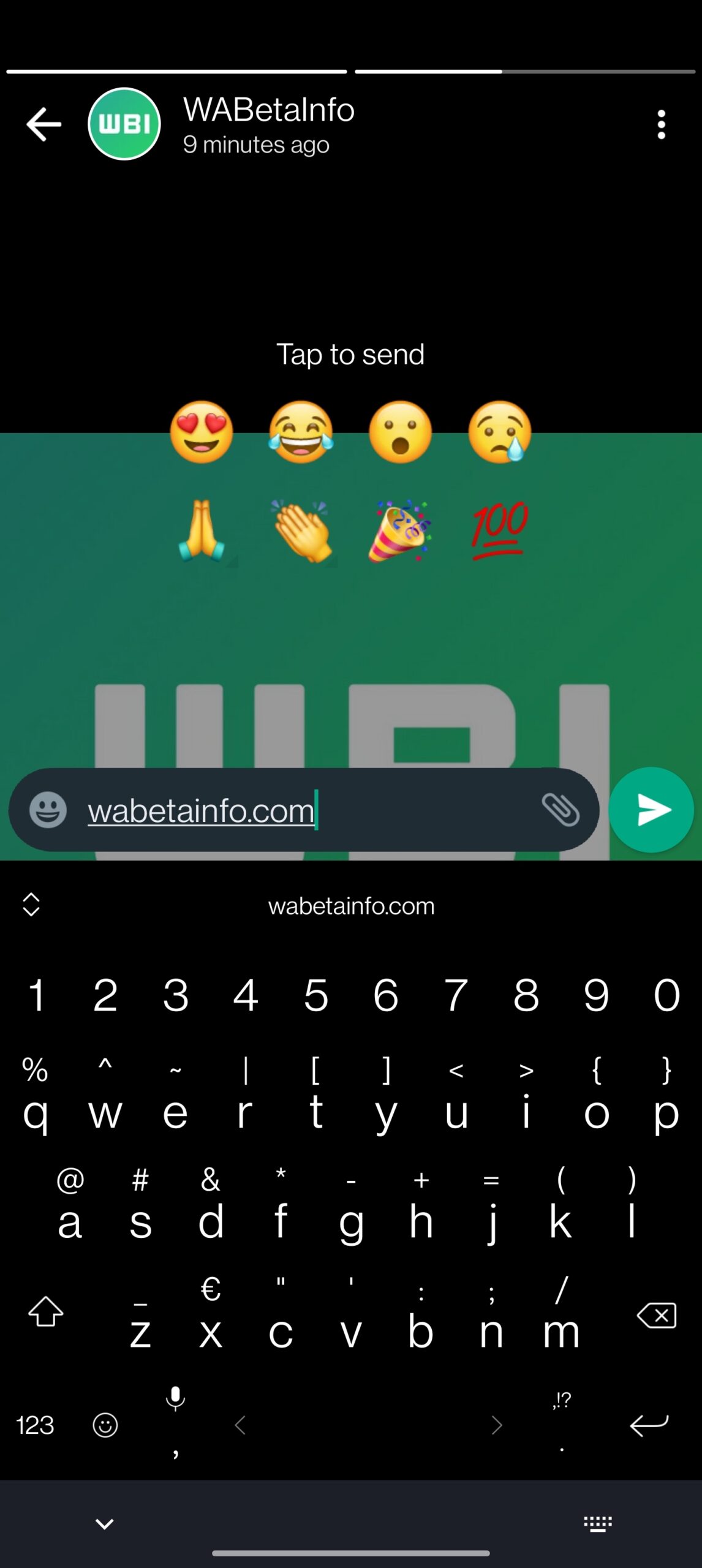 whatsapp beta android reazioni rapide aggiornamenti di stato