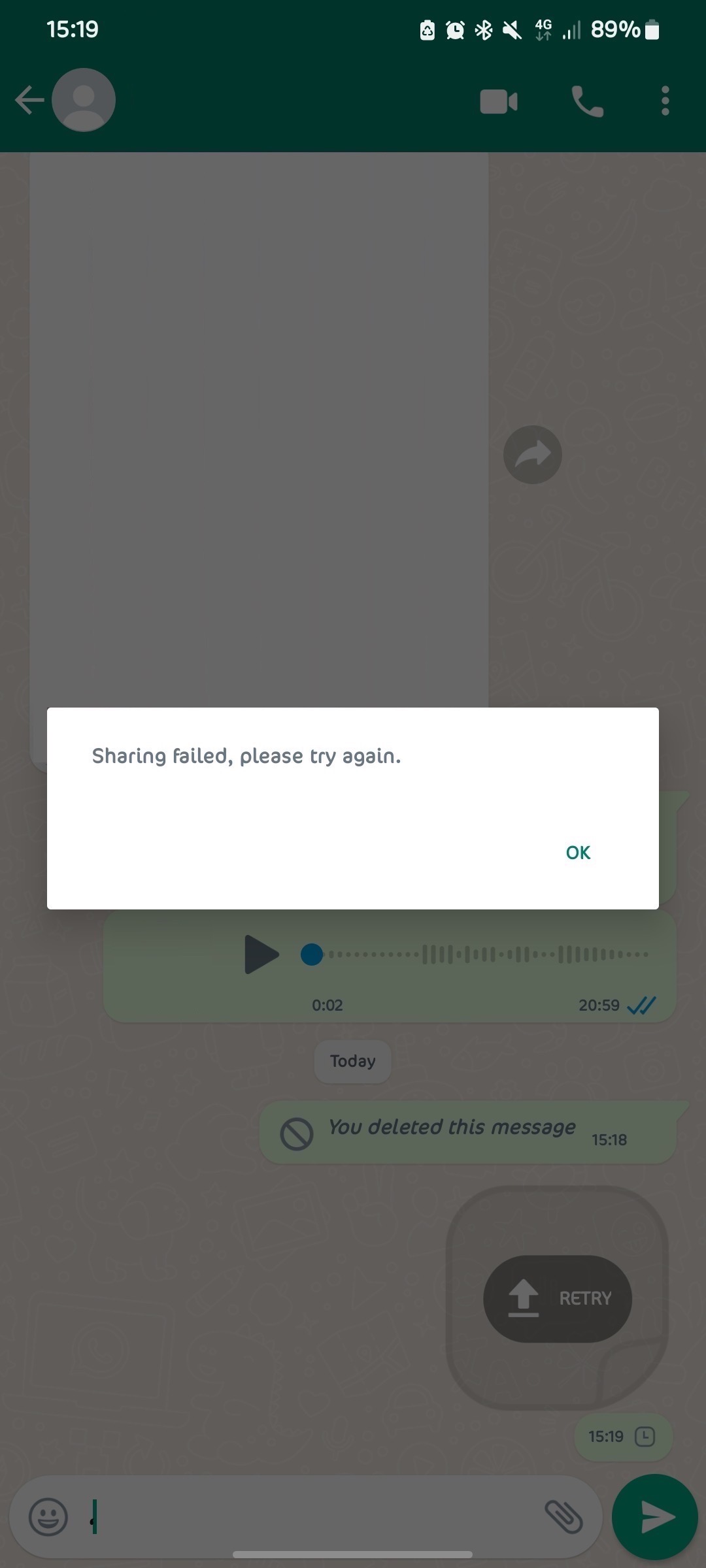 whatsapp beta bug adesivi terzi