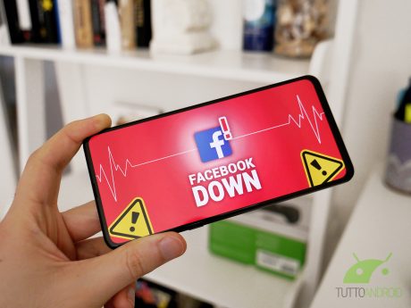 Facebook down non funziona malfunzionamento 