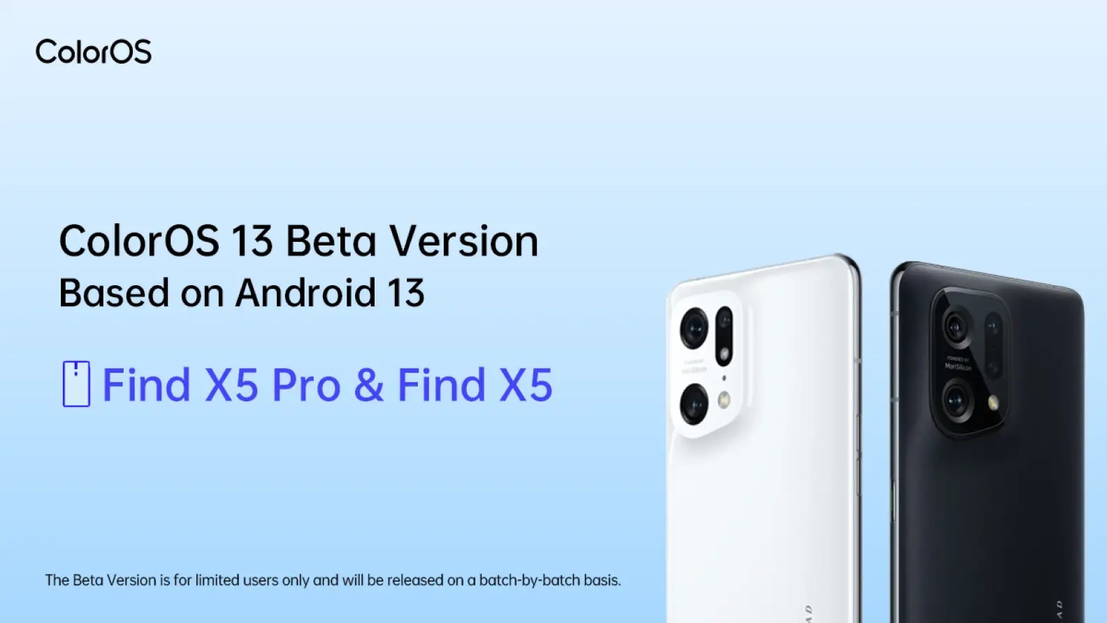 oppo find x5 pro coloros 13 android 13 beta pubblica