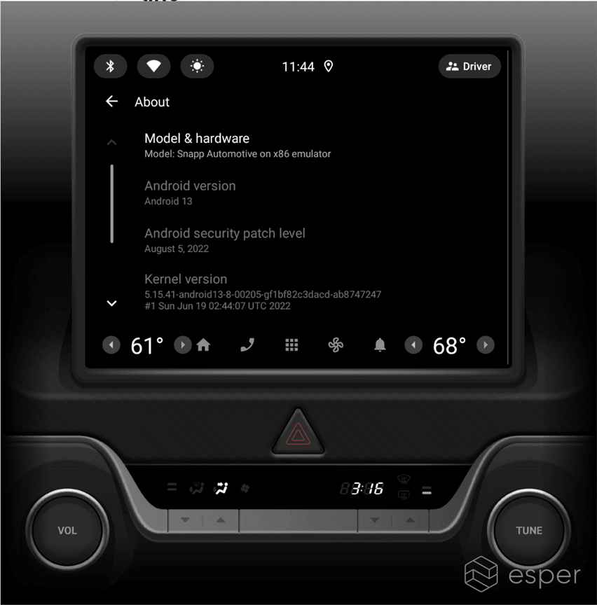 Android Automotive OS 13