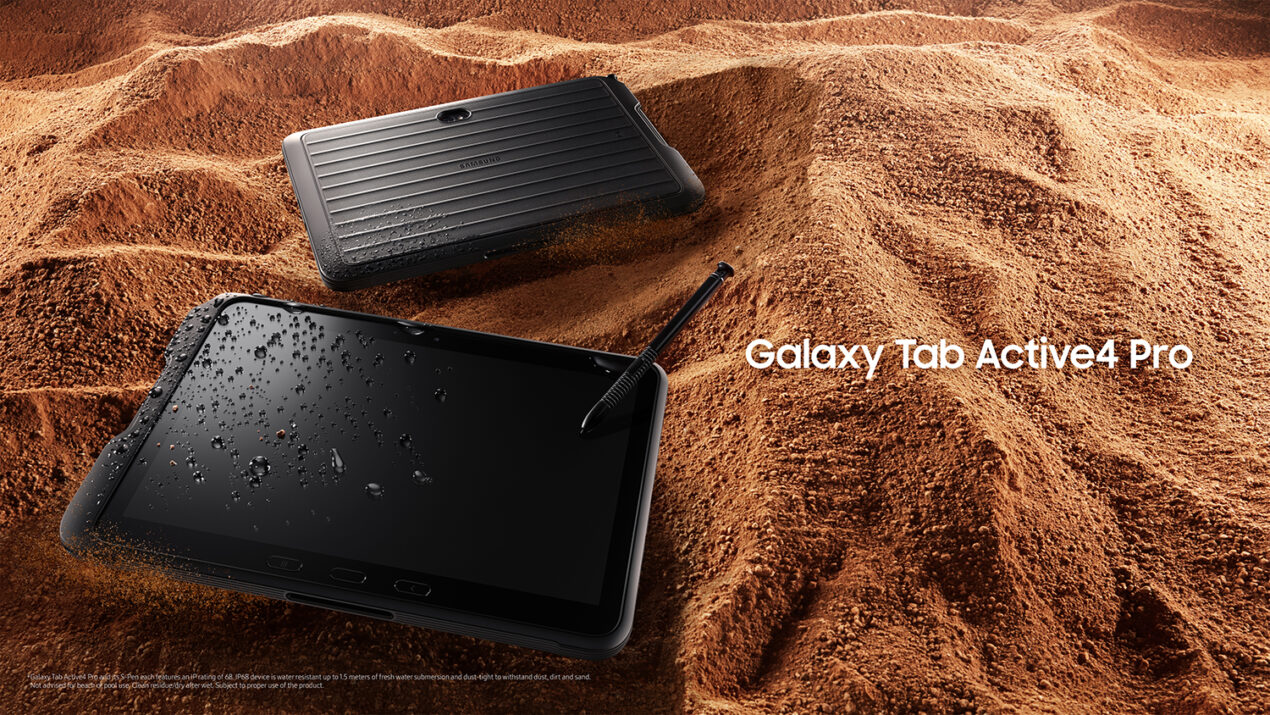 Samsung Galaxy Tab Active4 Pro ufficiale: è un tablet con batteria removibile