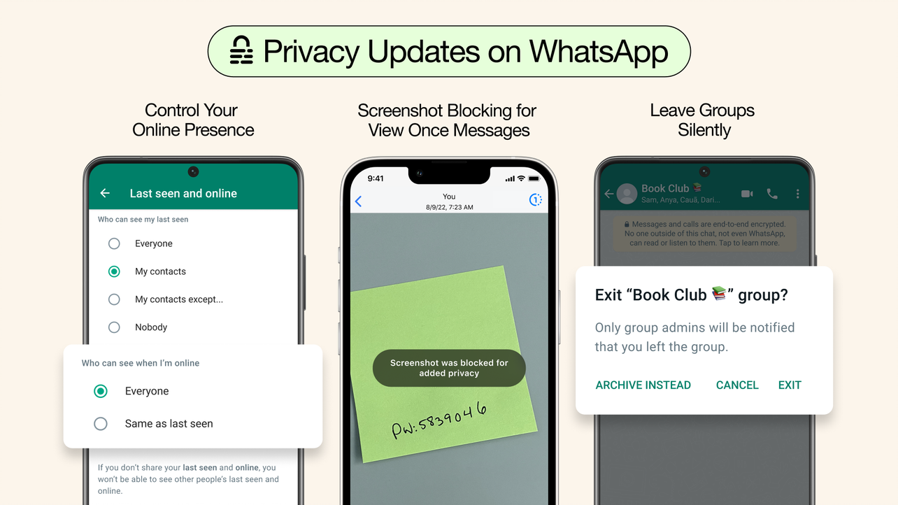 whatsapp nuove funzioni privacy